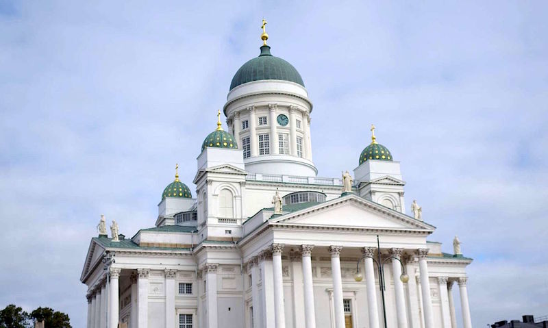 !Katedra luterańska w Helsinkach (plac Senacki)