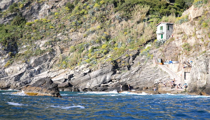 Cinque Terre - podczas rejsu łódką