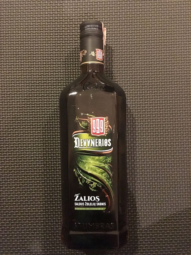 !Nalewka 999 (Trejos Devynerios Zalios) - "Trzy Dziewiątki"