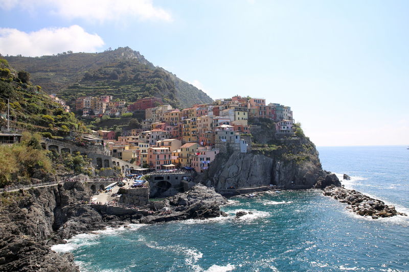 Cinque Terre - Manarola - widok z trasy Manarola - Corniglia