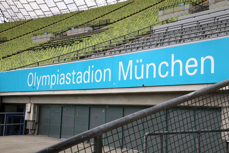 Zwiedzanie stadionu olimpijskiego w Monachium