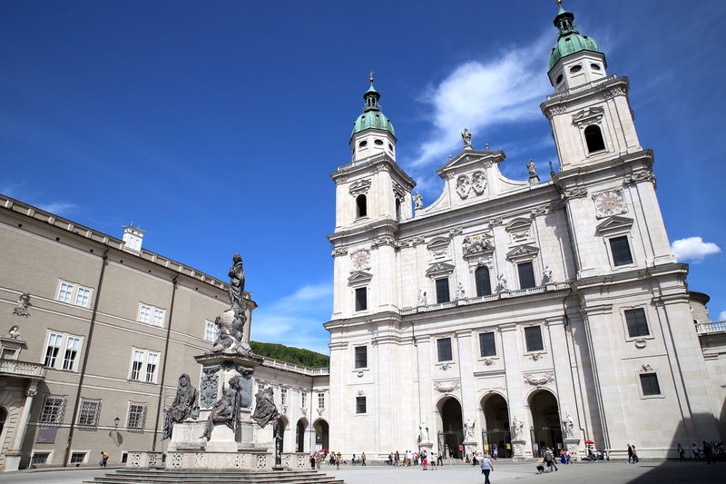 Widok na Katedrę w Salzburgu