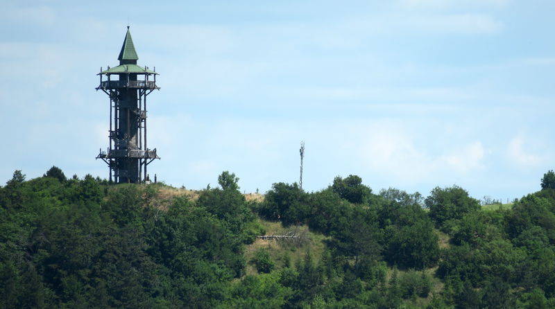 !Punkty widokowe nad Balatonem - widok na wieżę Cserszegtomaj