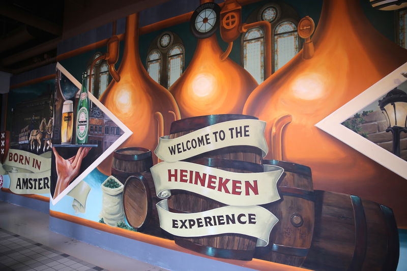 Heineken Experience - początek zwiedzania