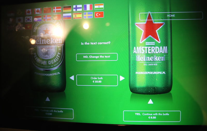 Stwórz swoją własną butelkę w Heineken Experience