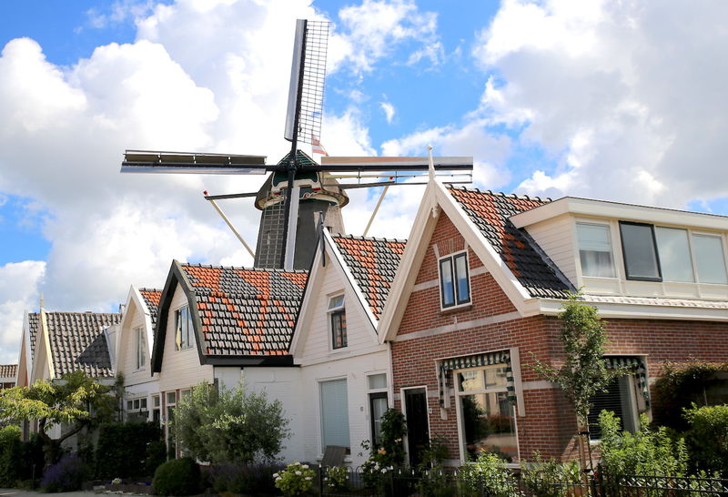 Wiatrak Korenmolen 't Roode Hert w Alkmaar