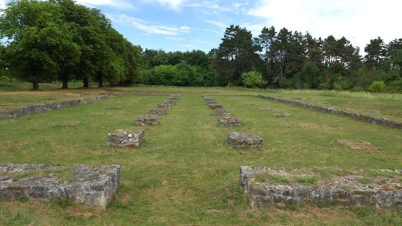 Jezioro Balaton - ruiny rzymskie w Fenekpuszta