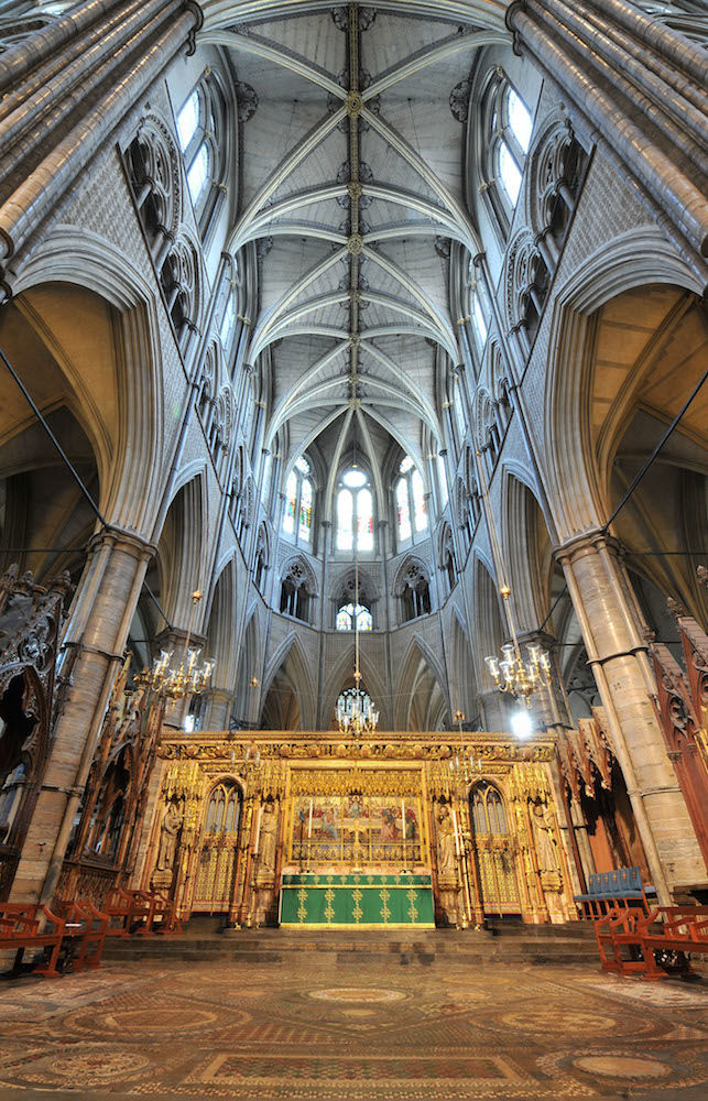 !Wysoki Ołtarz - Opactwo Westminster w Londynie (źródło: http://www.westminster-abbey.org/)