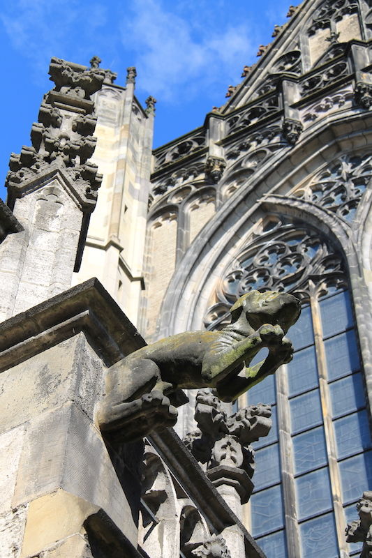 Zewnętrzne detale Katedry Świętego Marcina - Utrecht