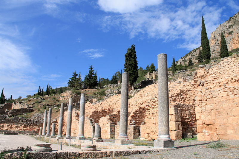 Rzymskie Forum - Stanowisko Archeologiczne w Delfach, Grecja