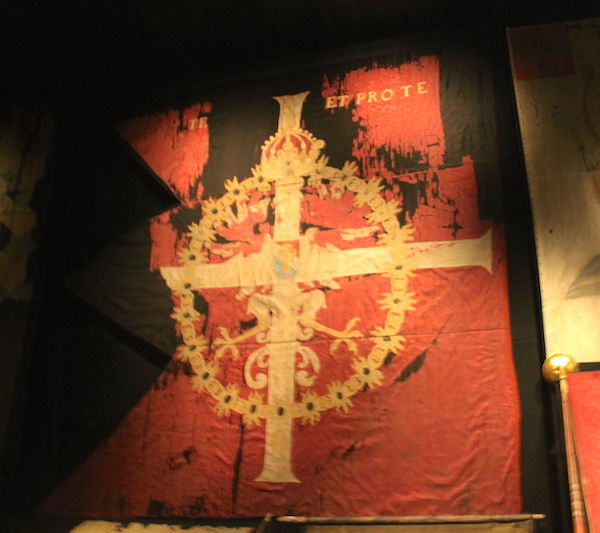 Chorągiew króla Zygmunta III Wazy - Muzeum Armii w Sztokholmie