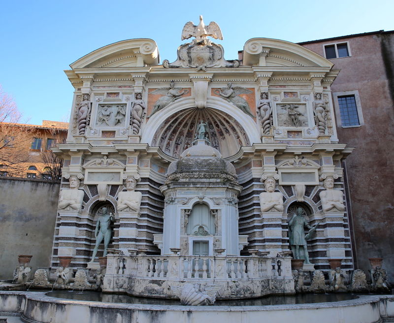Grająca fontanna - Fontana dell’Organo, Willa d'Este - Tivoli