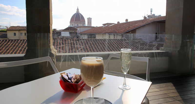 Florencja - kawiarnia z widokiem - Cafe del Verone