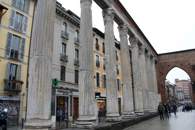 Mediolan - Kolumny św. Wawrzyńca - Colonne di San Lorenzo