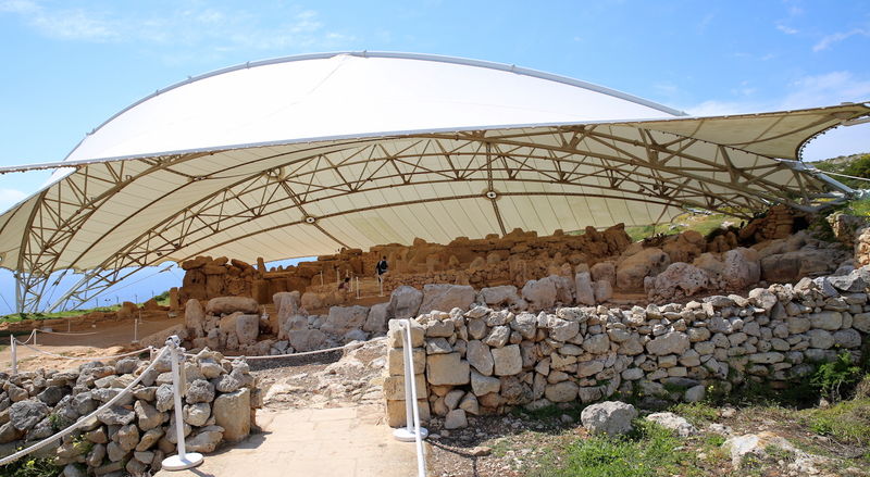 Malta - stanowisko archeologiczne Mnajdra
