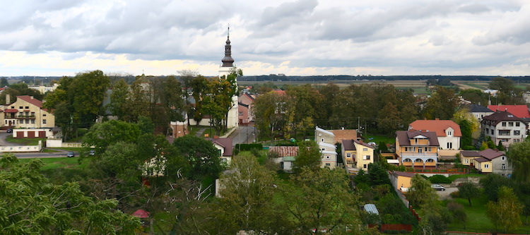 Uniejów - widok na miasto