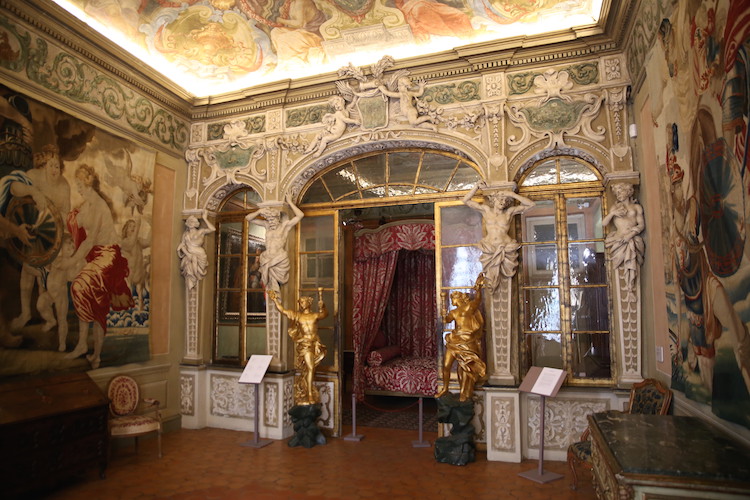 Pokój ceremonialny w Pałacu Lascaris w Nicei