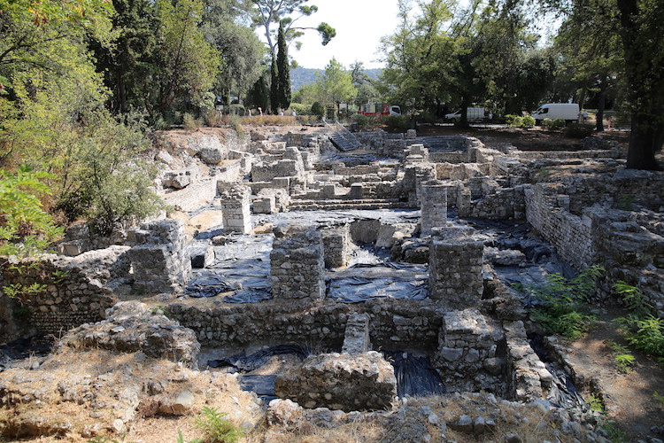 Ruiny - wzgórze zamkowe w Nicei