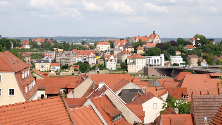 Miśnia - widok na miasto