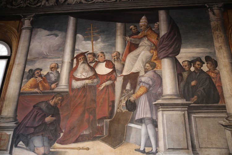 Фрески, изображающие жизнь св. Роча - ораторское искусство св. Роча (оратория ди Сан-Рокко) в Падуе