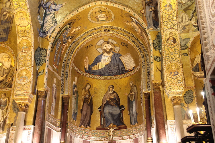 Atrakcje Sycylii - Kaplica Palatyńska w Pałacu Normanów w Palermo