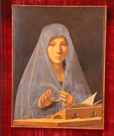 !Zwiastowanie Najświętszej Maryi Panny, autorstwa Antonello z Mesyny - Palermo, Palazzo Abatellis