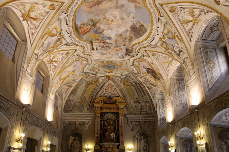 !Palermo - wnętrze Oratorio di San Pietro