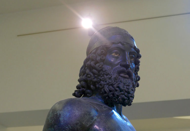 Brązy z Riace - słynne rzeźby w Muzeum Wielkiej Grecji w Reggio di Calabria