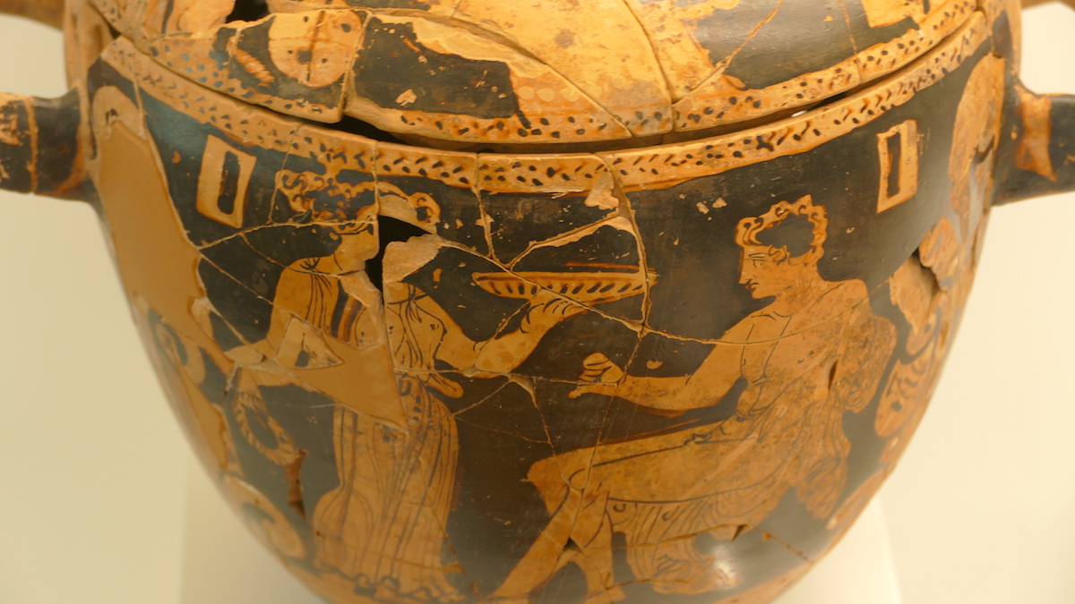 Eksponat z Muzeum Wielkiej Grecji w Reggio di Calabria