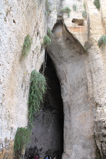 Ucho Dionizjusza - Park Archeologiczny Neapolis w Syrakuzach