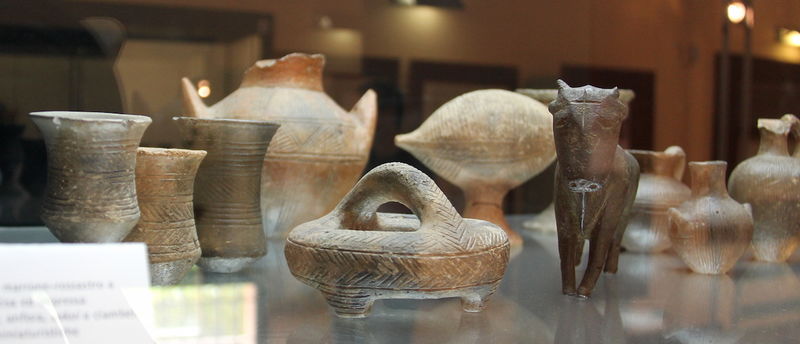 Fragment ekspozycji w Muzeum Archeologicznym w Agrigento