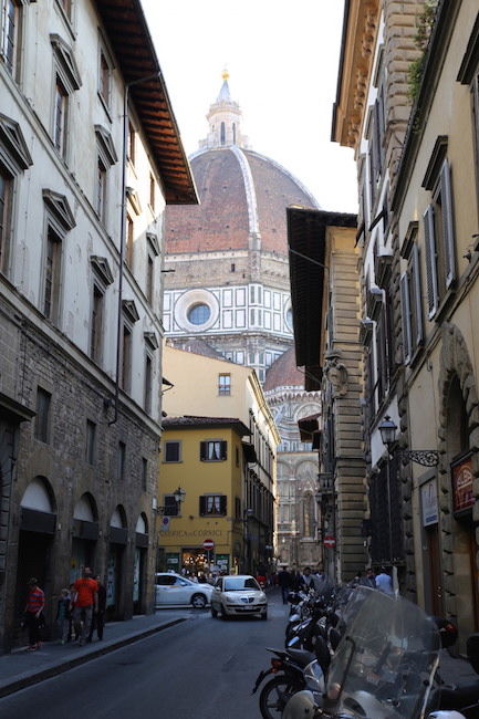 Spacer po Florencji - widok na kopułę Katedry