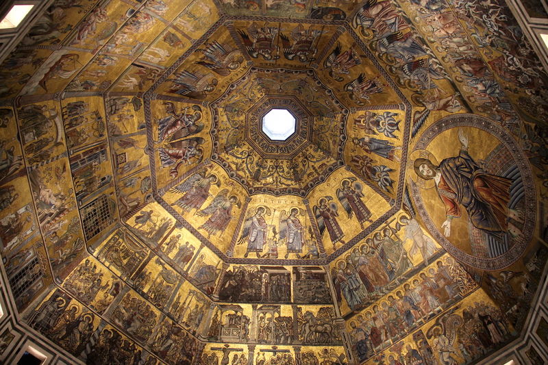 Wnętrze baptysterium we Florencji