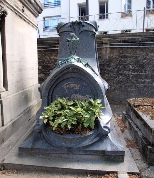 !Auguste-Ernest Caillat - cmentarz Père Lachaise w Paryżu