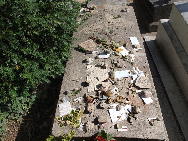 !Modigliani - cmentarz Père Lachaise w Paryżu