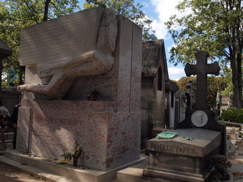 !Oscar Wilde - cmentarz Père Lachaise w Paryżu