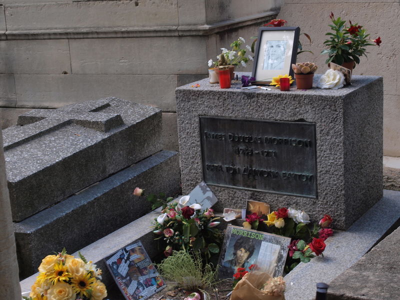 !Jim Morrison - cmentarz Père Lachaise w Paryżu
