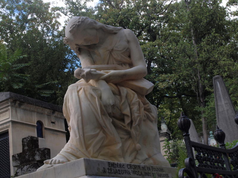 Chopin - cmentarz Père Lachaise w Paryżu