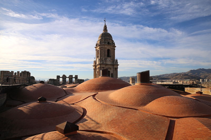!Podczas wizyty na dachu Katedry w Maladze