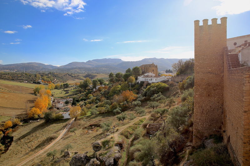 !Ronda - widok z murów Murallas de La Clijara