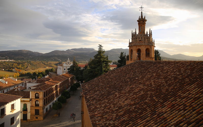 Punkt widokowy na dachu kościoła Iglesia de Santa María la Mayor