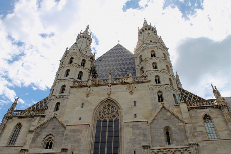 Fasada katedry w Wiedniu