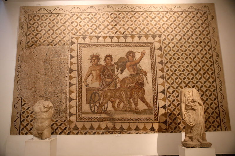 Jedna z mozaik w Muzeum Archeologicznym w Sewilli