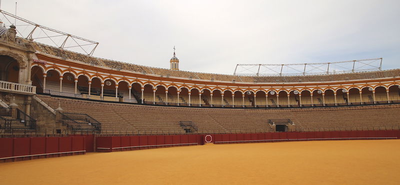 !Zwiedzanie areny walk byków - Plaza de toros w Sewilli