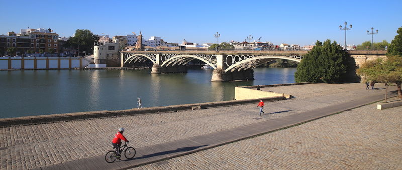 !Most Izabeli II w Sewilli - Puente de Isabel II
