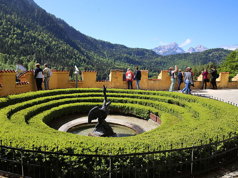 Ogrody przy Zamku Hohenschwangau