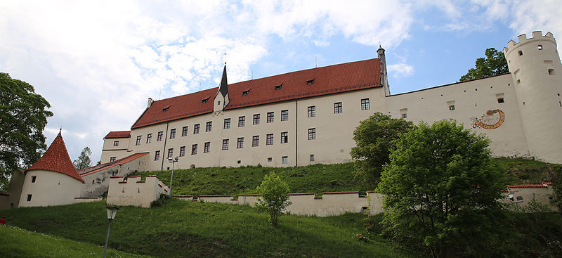 Füssen - Widok na Wysoki Zamek
