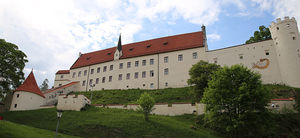 Widok na Wysoki Zamek w Füssen