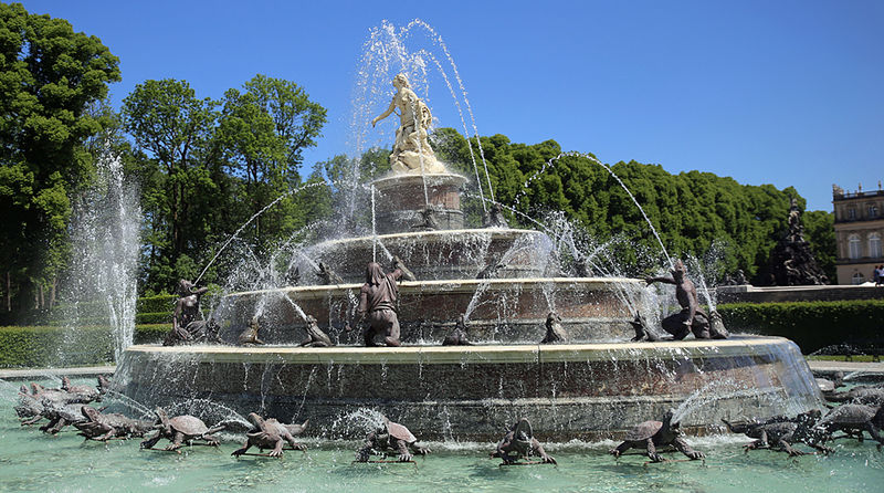 Fontanna Latony - Schlosspark Herrenchiemsee, Jezioro Chiemsee