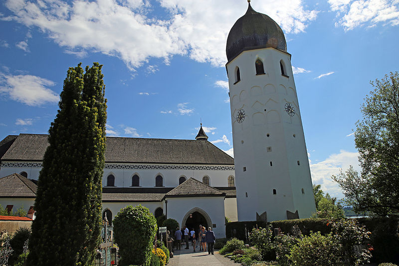 !Kościół klasztorny na Wyspie Frauenchiemsee
